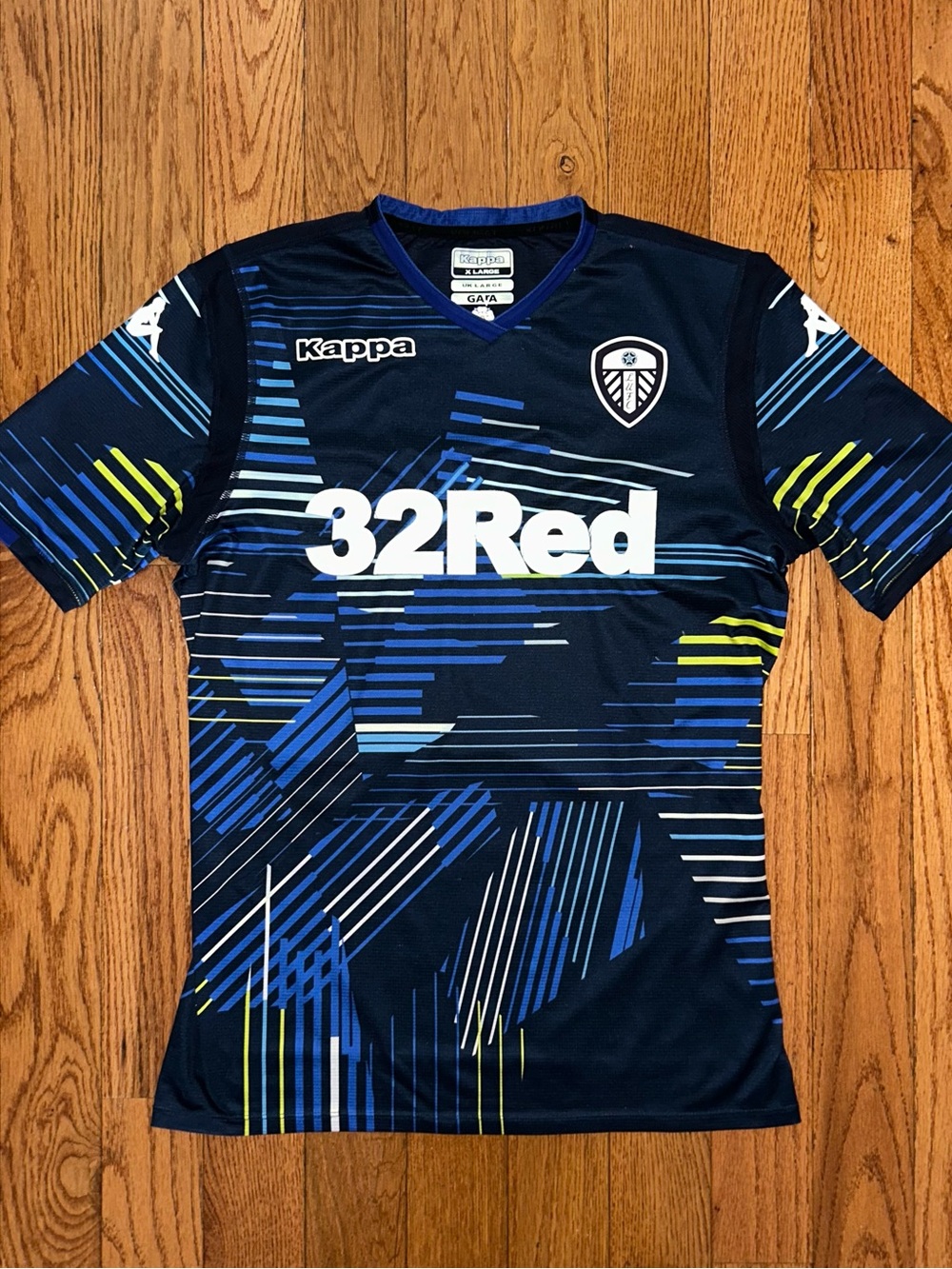 Leeds United FC 2018/19 Kappa Jersey Size Large